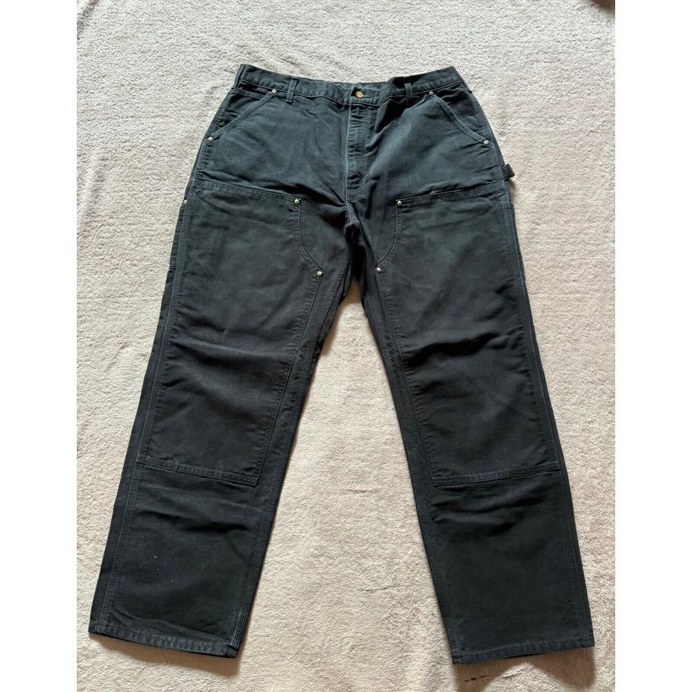 Carhartt Men's Slim Straight Work Jeans - Black
